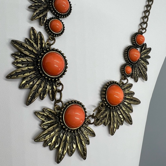 Orange Capri Necklace - Picture 3 of 4